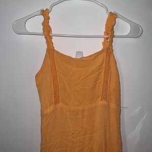 lovefire peach/orange dress